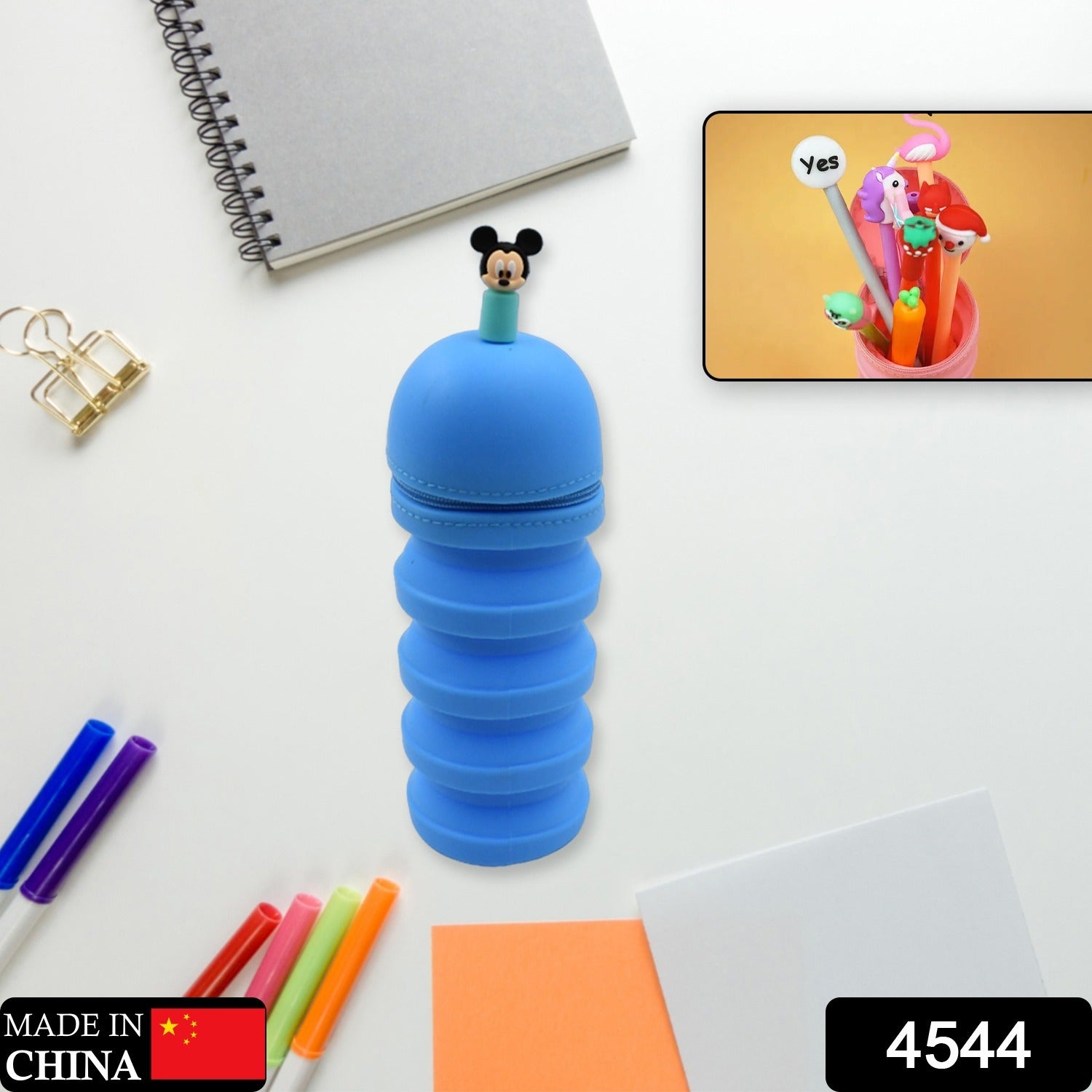 Telescopic pencil case with large capacity, for office and school use Telescopic pencil case with large capacity, for office and school use
